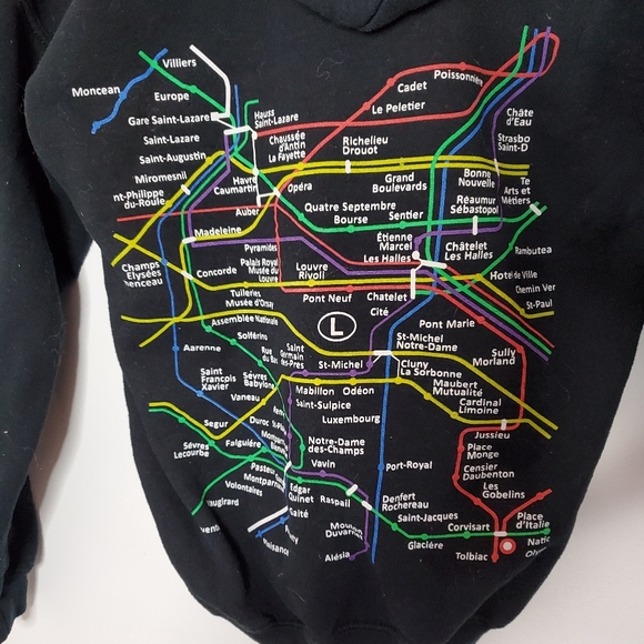 Chelsey Blake Paris Métro Hoodie S - Picture 5 of 5